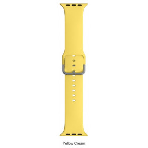 Bracelet de montre Montre intelligente Universel Watch 7 / 10G Silicone Jaune 32mm